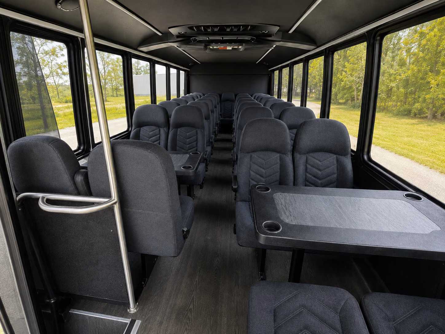 santa rosa 15 passenger minibus inside