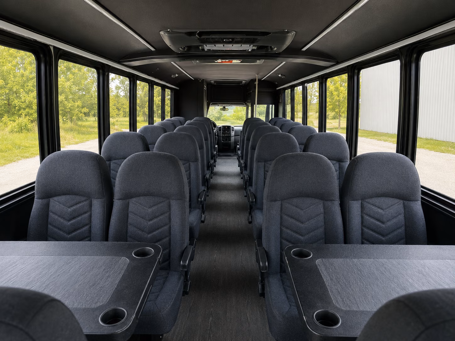 santa rosa 15 passenger minibus interior