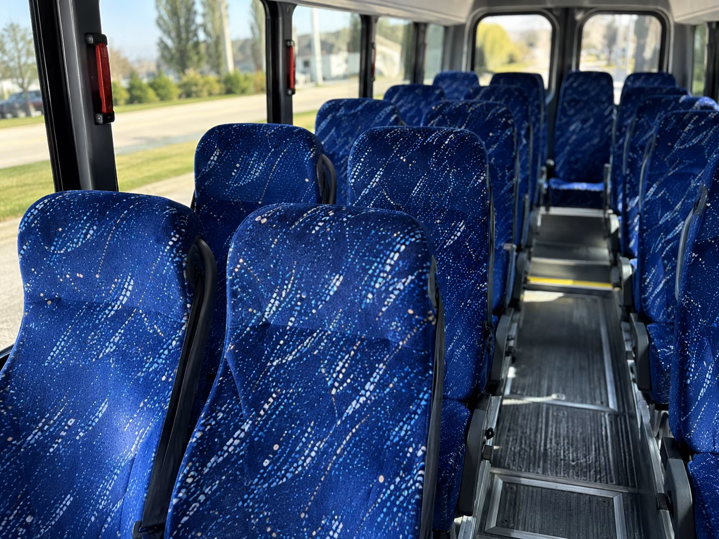 santa rosa 18 passenger minibus inside