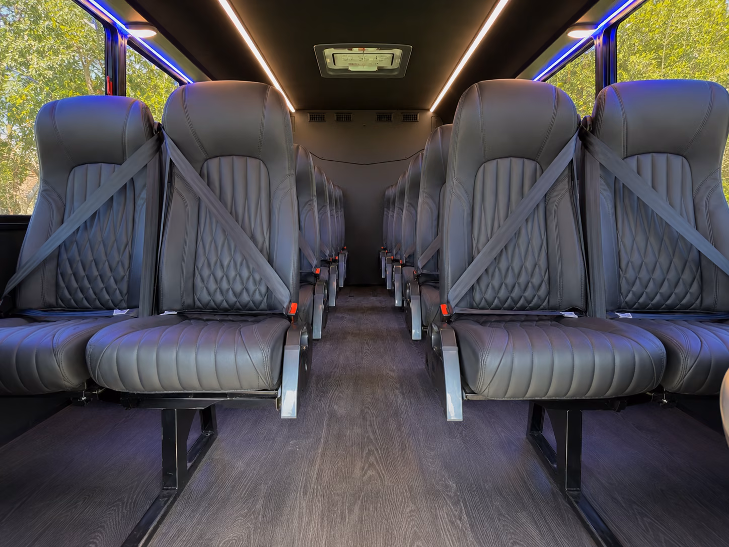 santa rosa 20 passenger minibus inside