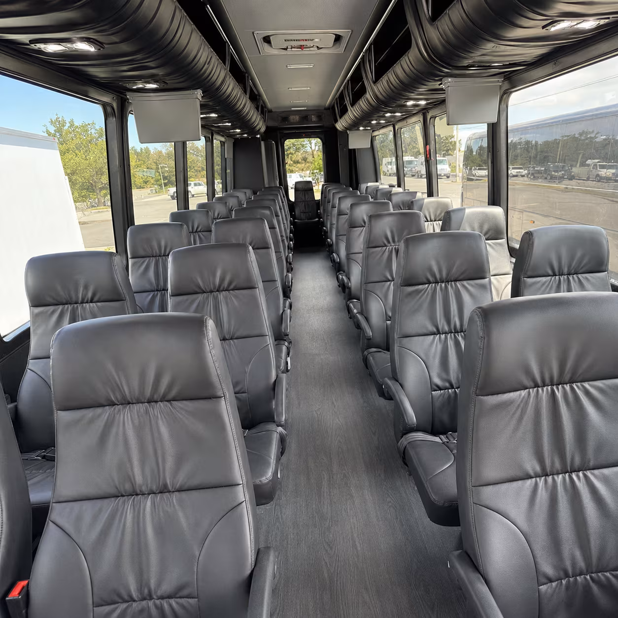 santa rosa 25 passenger minibus interior