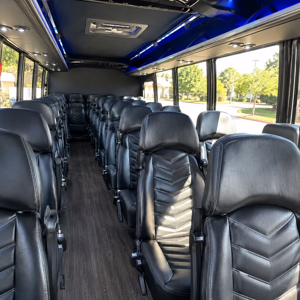 santa rosa 30 passenger minibus interior