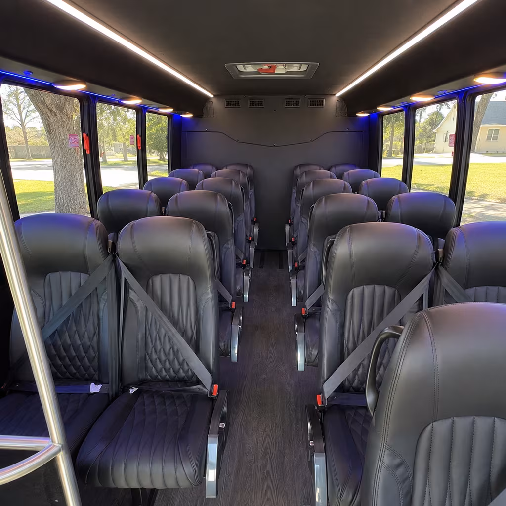 santa rosa 35 passenger minibus interior