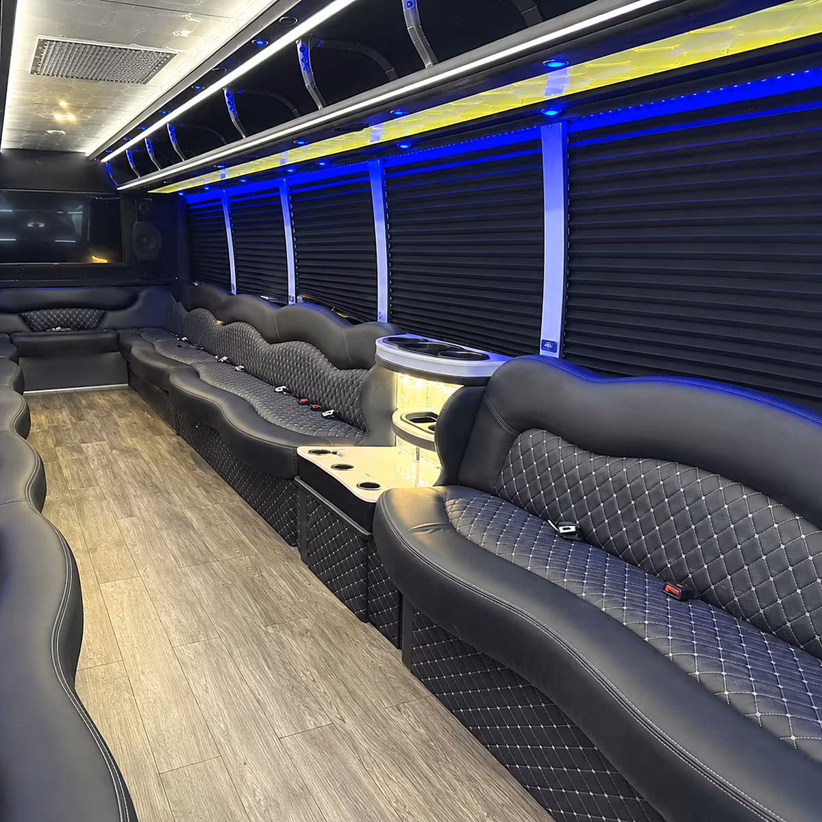 santa rosa party bus inside
